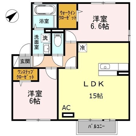 砥堀駅 徒歩8分 2階の物件間取画像